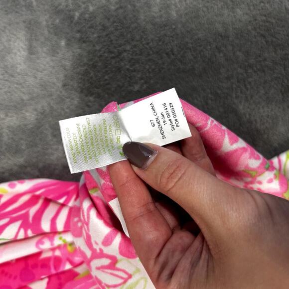 Lily Pulitzer Women's 0 V-Neck Colorful Printed Maxi Dress Preppy Atsy - Picture 11 of 13